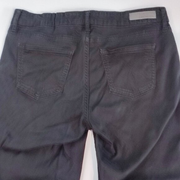 Calvin Klein Jeans ankle skinny stretch black women's size 12 - Picture 3 of 16